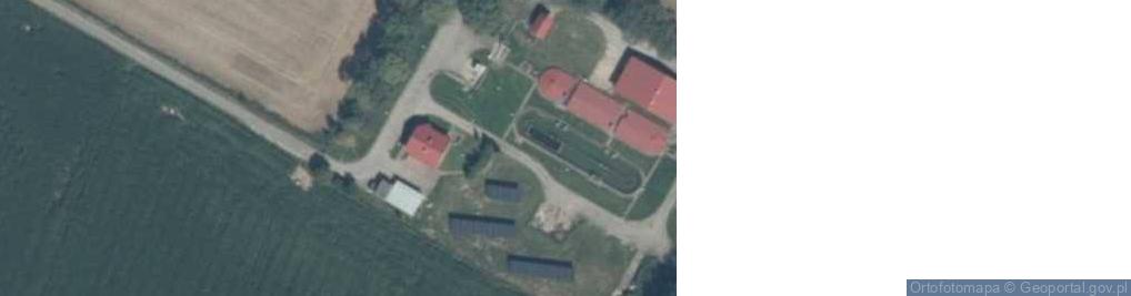 Zdjęcie satelitarne Ścieków Biskupiec