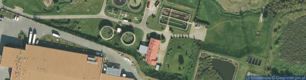 Zdjęcie satelitarne Zakład - Oczyszczalnia Ścieków