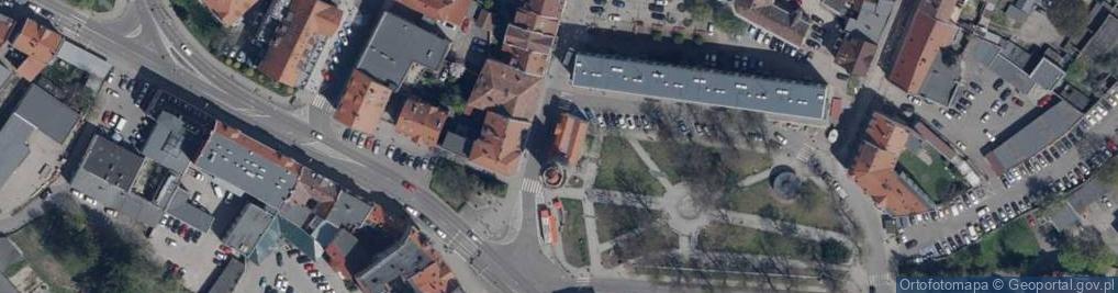 Zdjęcie satelitarne Oddział PTTK 'Pogórze Izerskie' w Lubaniu Śląskim
