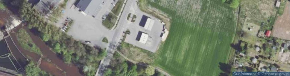 Zdjęcie satelitarne Oddział PTTK Zakładowy w Hucie Małapanew w Ozimku
