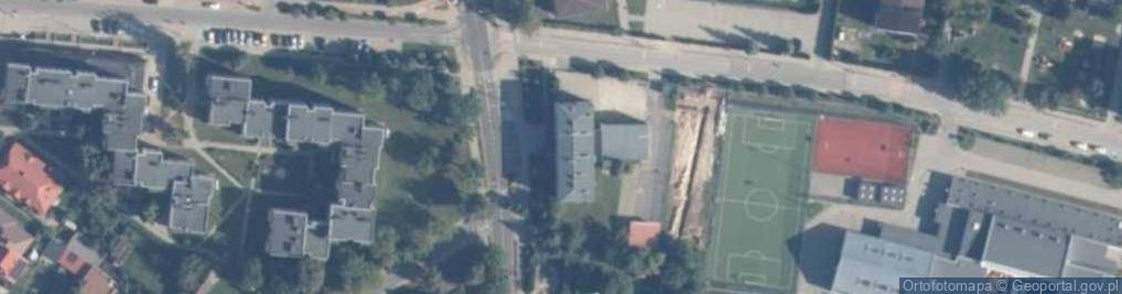 Zdjęcie satelitarne Polskie Towarzystwo Turystyczno - Krajoznawcze Oddział im. Mieczysława Tokarskiego we Włodawie