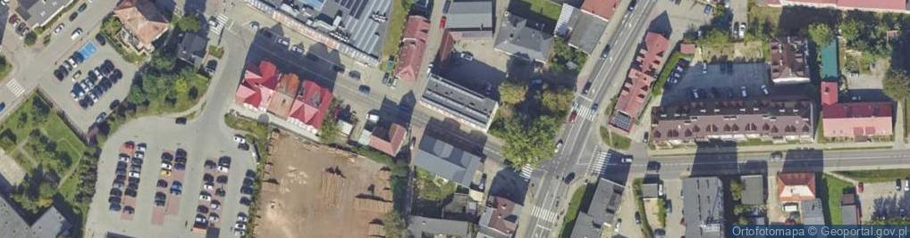 Zdjęcie satelitarne Zarząd Oddziału PTTK w Świdwinie