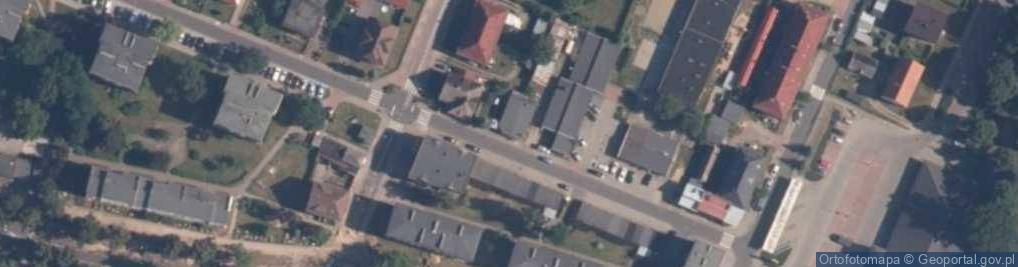 Zdjęcie satelitarne LAS i Ogród Mirosław Jędrzejczyk