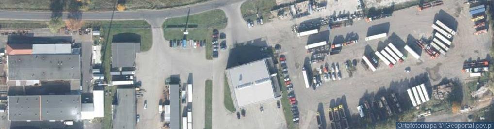 Zdjęcie satelitarne Kostka Brukowa Żary Brukdekor - Polbruk, Płyty tarasowe