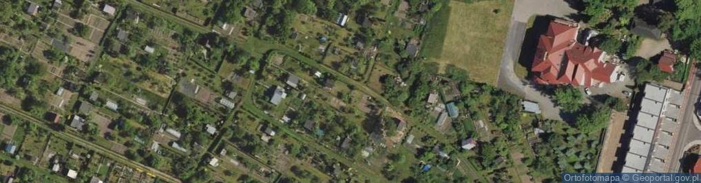 Zdjęcie satelitarne Ogródki Działkowe GWAREK