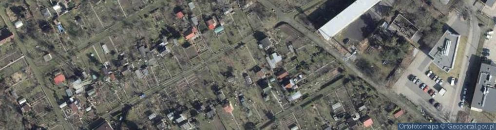 Zdjęcie satelitarne ROD im. Mieszka II
