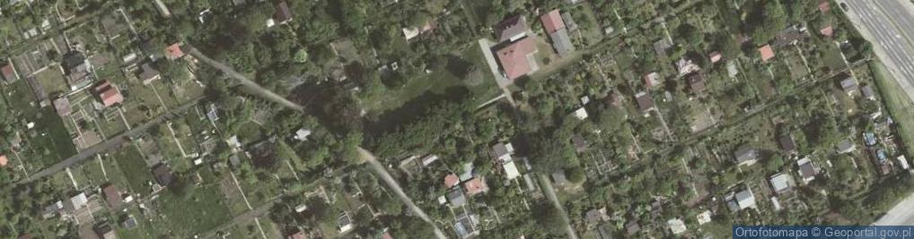 Zdjęcie satelitarne Rodzinne Ogródki Działkowe Płaszów