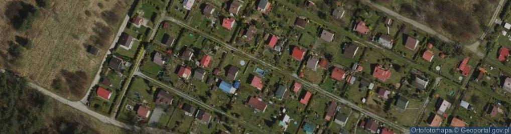 Zdjęcie satelitarne Rodzinne Ogrody Działkowe Nad Zalewem