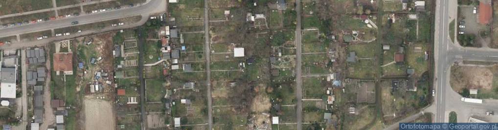 Zdjęcie satelitarne Rodzinny Ogród Działkowy im. 1-go Maja