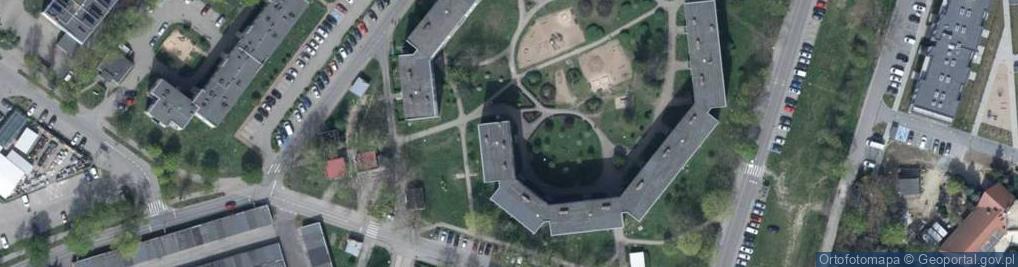 Zdjęcie satelitarne ORLEN Paczka Punkty