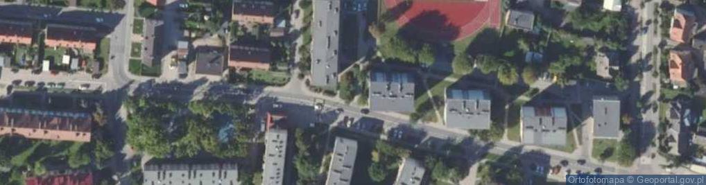 Zdjęcie satelitarne Ośrodek Szkolenia Kierowców