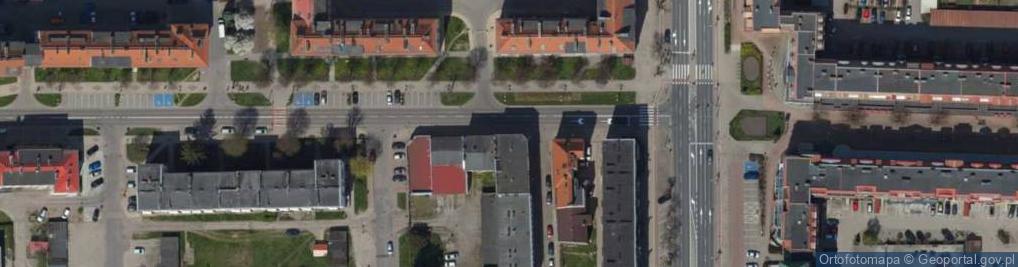 Zdjęcie satelitarne Piotr Tomasiak Ośrodek Szkolenia Kierowców Tomasiak