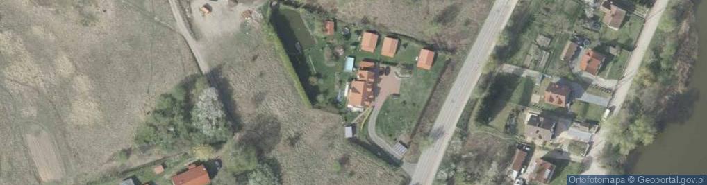 Zdjęcie satelitarne Domki Letniskowe Mrągowo - Mazury | Tęczowy Zakątek