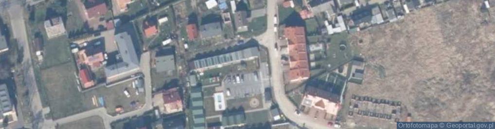 Zdjęcie satelitarne Domki Wczasowe - Zielone Wzgórze