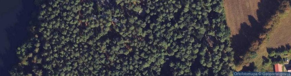 Zdjęcie satelitarne Ośrodek Wczasowy Leśne Ustronie