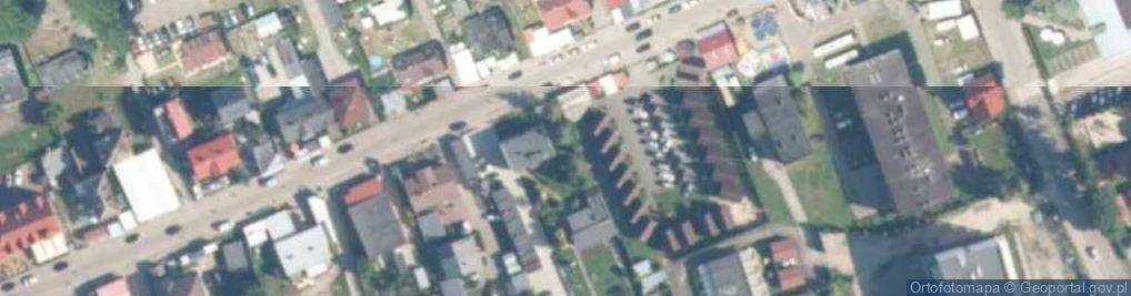 Zdjęcie satelitarne Ośrodek Wczasowy Tropicana w Sianożętach.