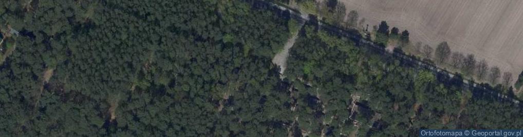 Zdjęcie satelitarne Ośrodek Wypoczynkowy Leśne Domki