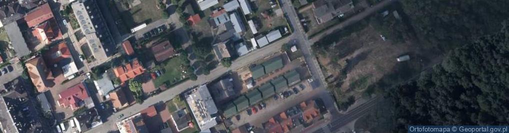 Zdjęcie satelitarne Poranek - domki