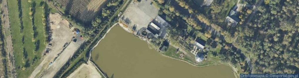 Zdjęcie satelitarne Sielska Woda - kompleks rekreacyjno-wypoczynkowy
