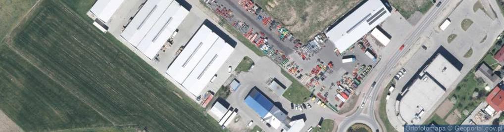 Zdjęcie satelitarne Paczkomat InPost BZA01M