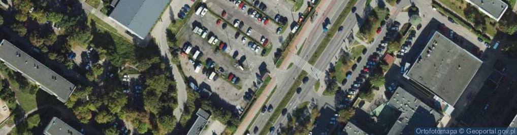 Zdjęcie satelitarne Paczkomat InPost GDA75M