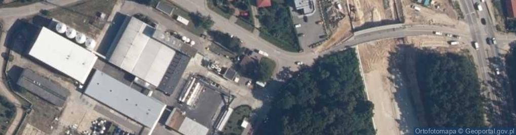 Zdjęcie satelitarne Paczkomat InPost GLUH01M