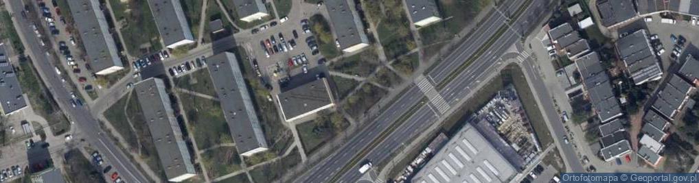 Zdjęcie satelitarne Paczkomat InPost KAL02APP