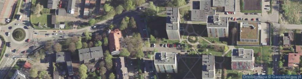 Zdjęcie satelitarne Paczkomat InPost KAT102M