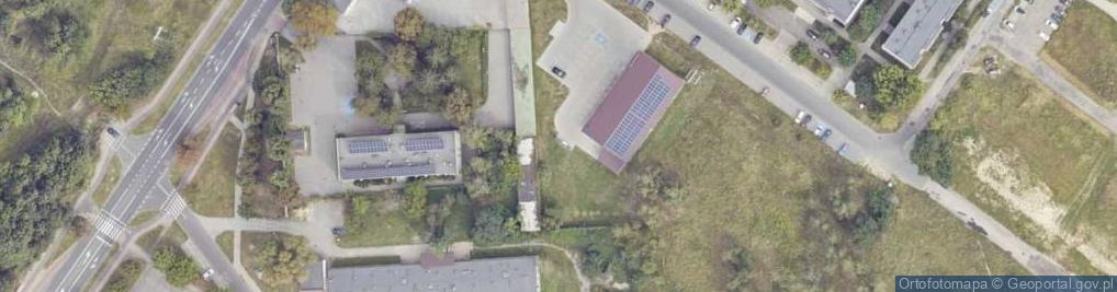 Zdjęcie satelitarne Paczkomat InPost KON01APP