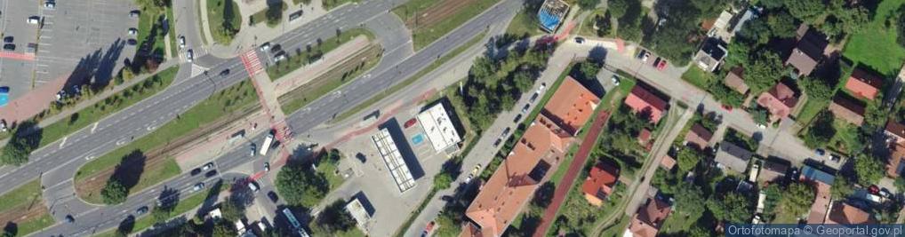 Zdjęcie satelitarne Paczkomat InPost KRA01AP