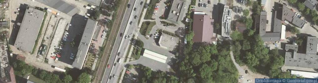 Zdjęcie satelitarne Paczkomat InPost KRA01M