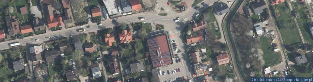 Zdjęcie satelitarne Paczkomat InPost KRA01N