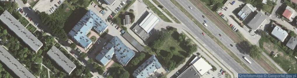 Zdjęcie satelitarne Paczkomat InPost KRA07N