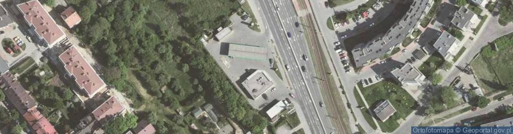 Zdjęcie satelitarne Paczkomat InPost KRA11AP