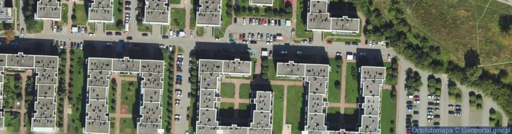 Zdjęcie satelitarne Paczkomat InPost KRA142M