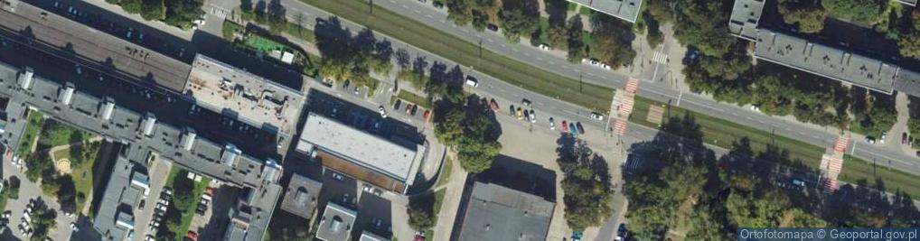 Zdjęcie satelitarne Paczkomat InPost KRA204M