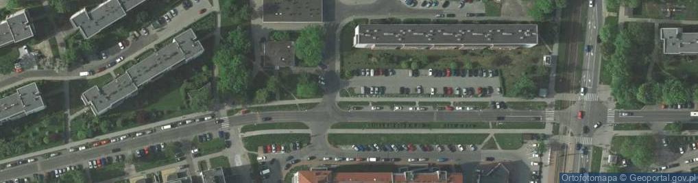 Zdjęcie satelitarne Paczkomat InPost KRA394M