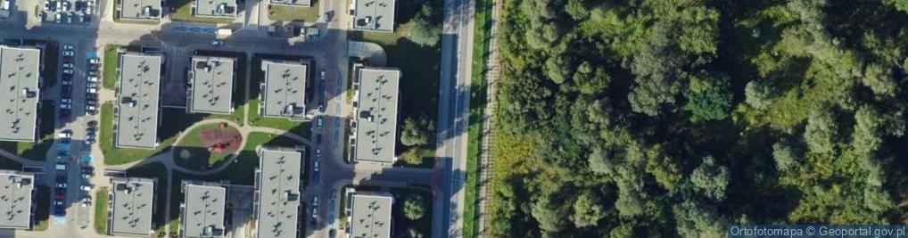 Zdjęcie satelitarne Paczkomat InPost KRA52BAPP