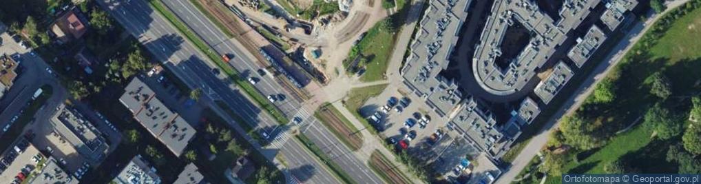 Zdjęcie satelitarne Paczkomat InPost KRA70BAPP