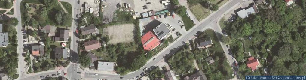 Zdjęcie satelitarne Paczkomat InPost KRA85M