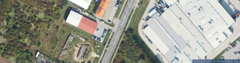 Zdjęcie satelitarne Paczkomat InPost KWD02BAPP