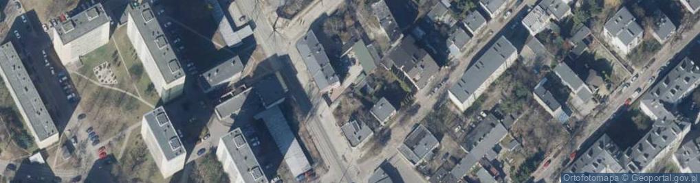 Zdjęcie satelitarne Paczkomat InPost LOD08A