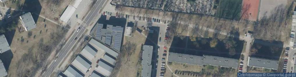 Zdjęcie satelitarne Paczkomat InPost LOD116M