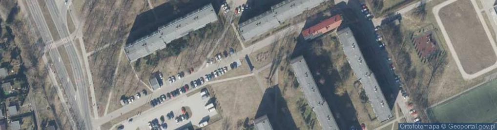 Zdjęcie satelitarne Paczkomat InPost LOD145M