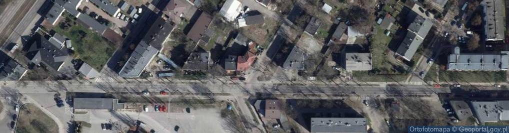Zdjęcie satelitarne Paczkomat InPost LOD163M