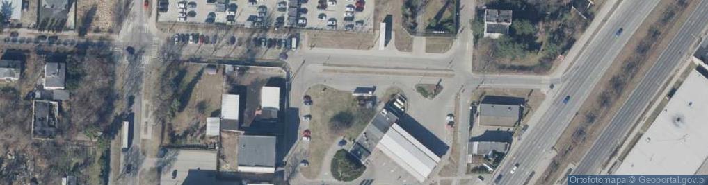 Zdjęcie satelitarne Paczkomat InPost LOD214M