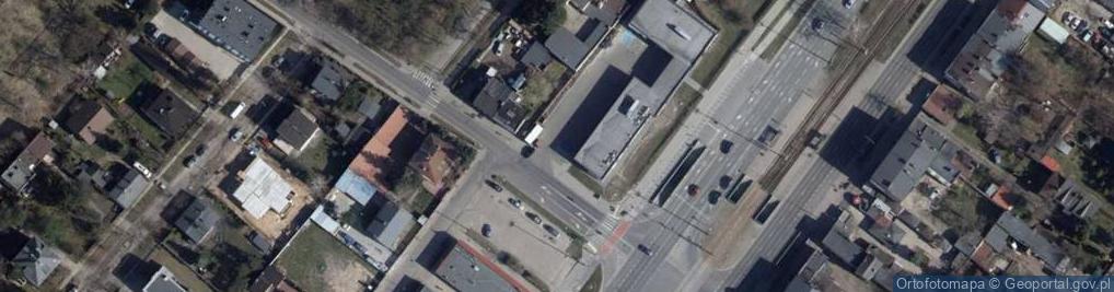 Zdjęcie satelitarne Paczkomat InPost LOD35N