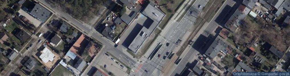 Zdjęcie satelitarne Paczkomat InPost LOD35N