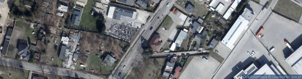 Zdjęcie satelitarne Paczkomat InPost LOD41A