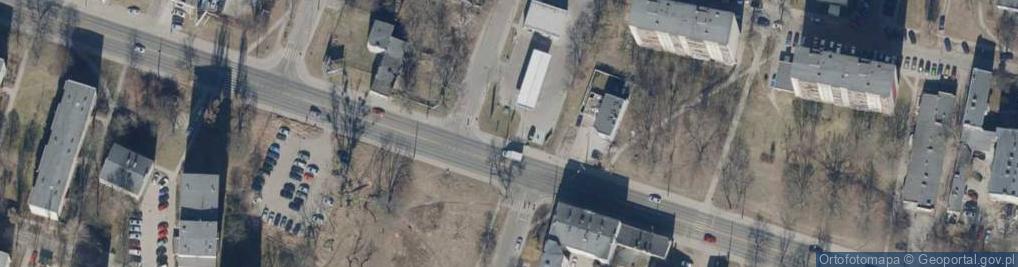Zdjęcie satelitarne Paczkomat InPost LOD47A